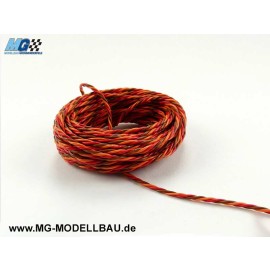 Servocable 0,34qmm² Graupner twisted 10m