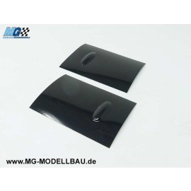 Servo Cover black PVC 1 pair