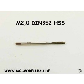 19120 screw tap M2,0 HSS Din 371