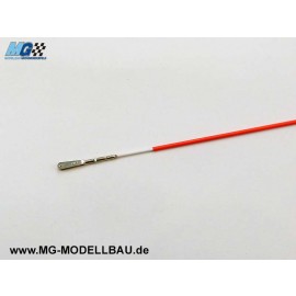 Bowdenzug mit Gabelkopf 1 meter mit