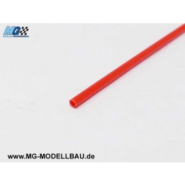 Bowdenzugrohr 1,5 m rot Außen-Ø 3mm