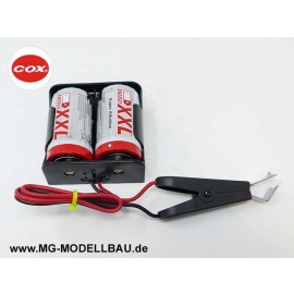 Cox Startbatteriebox mit Klip