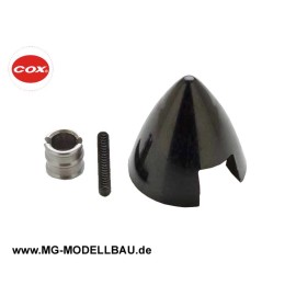 COX.49/.51 Spinner & Halterung schwarz