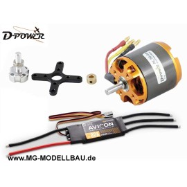 Brushless SET AL50-04 & AVICON 80A ESC