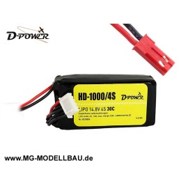 220-HD10004, HD-1000 4S Lipo (14,8V) 30C