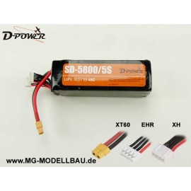 D-Power SD-5800 5S Lipo (18,5) 45C