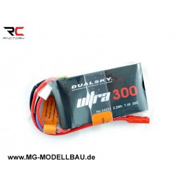 Dualsky ULTRA 7,4V 300mAh 2S 50c