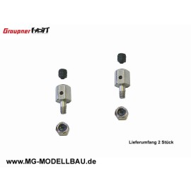 Gestängeanschluss für Draht, 0,5-1mm(10)