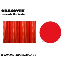 Oracover Bügelfolie transparent fluor