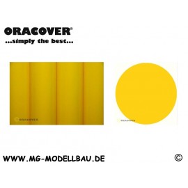 Oracover Bügelfolie Cadmium-gelb 1mtr.