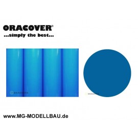 Oracover Bügelfolie fluoreszierend blau