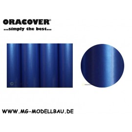 Oracover Bügefolie perlmutt blau