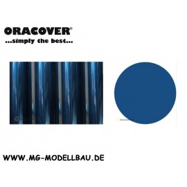 Oracover Bügefolie Transparent blau