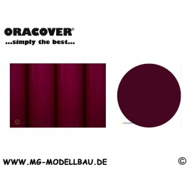 Oracover Bügelfolie Bordeauxrot 1 mtr.