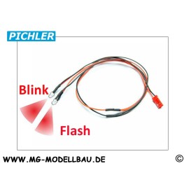 C5454 LED cabel flash red (2 LEDS)