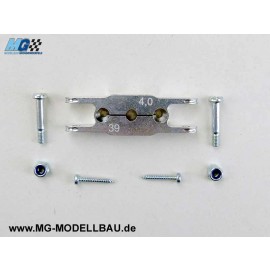 KLEMM - Mittelteil 39/ 8 - Welle 4mm