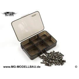 Titanium screw set for Tamiya's TT-01E