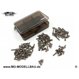 Titanium screw set for Tamiya's BBX