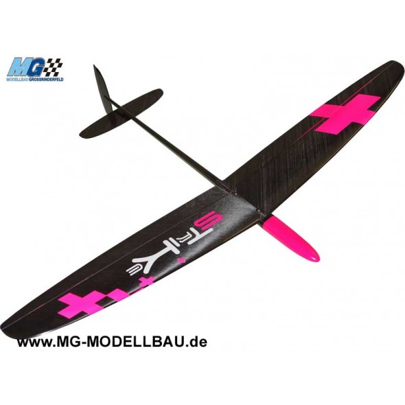 OA-Composites Strike 3 Mini DLG Schleudersegler Farbe # C ('Plus' Pink)