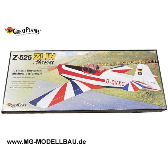 GREAT PLANES ZLIN 526 AKROBAT ARF 1024 Spannw.:1470mm