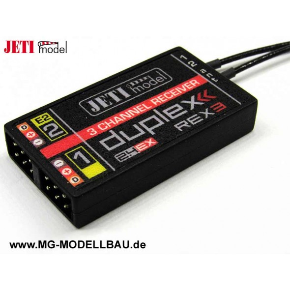 JETI JDEX-RR3-A20 Receiver Duplex 2.4EX REX3 20cm Antenna